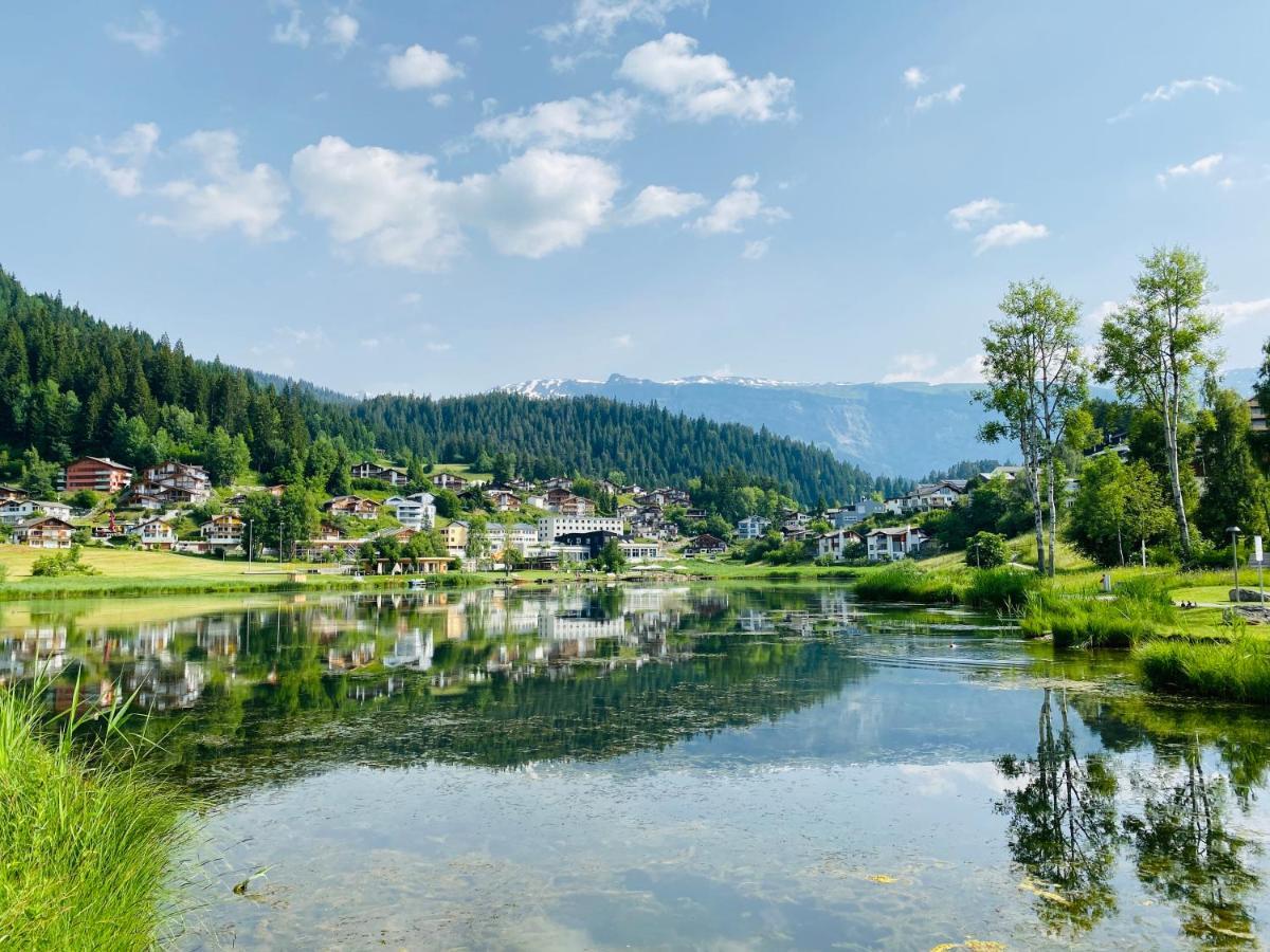 Moderne Ferienwohnung In Laax - Modern Apartment In Laax Exteriér fotografie
